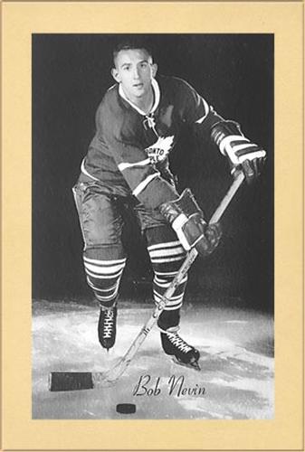 1944-64 Bee Hive Hockey Photos (Group 2) #NNO Bob Nevin Front