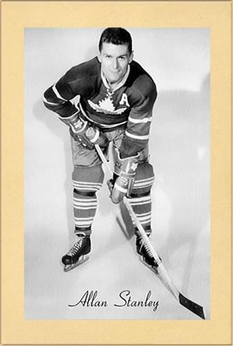 1944-64 Bee Hive Hockey Photos (Group 2) #NNO Allan Stanley Front