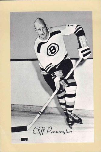 1944-64 Bee Hive Hockey Photos (Group 2) #NNO Cliff Pennington Front
