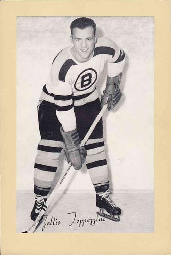 1944-64 Bee Hive Hockey Photos (Group 2) #NNO Zellio Toppazzini Front