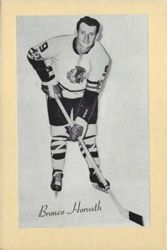 1944-64 Bee Hive Hockey Photos (Group 2) #NNO Bronco Horvath Front