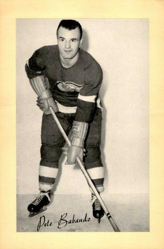 1944-64 Bee Hive Hockey Photos (Group 2) #NNO Pete Babando Front