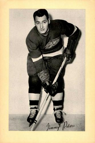 1944-64 Bee Hive Hockey Photos (Group 2) #NNO Jimmy Peters Front