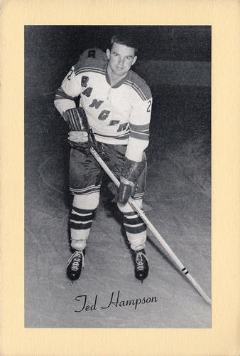 1944-64 Bee Hive Hockey Photos (Group 2) #NNO Ted Hampson Front