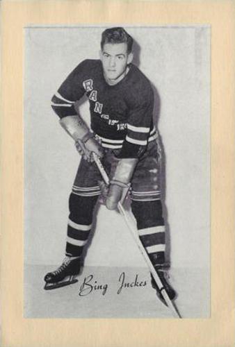 1944-64 Bee Hive Hockey Photos (Group 2) #NNO Bing Juckes Front