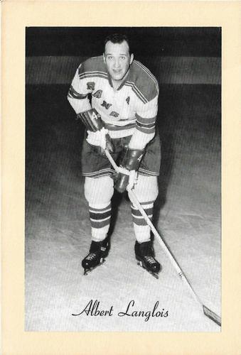 1944-64 Bee Hive Hockey Photos (Group 2) #NNO Albert Langlois Front