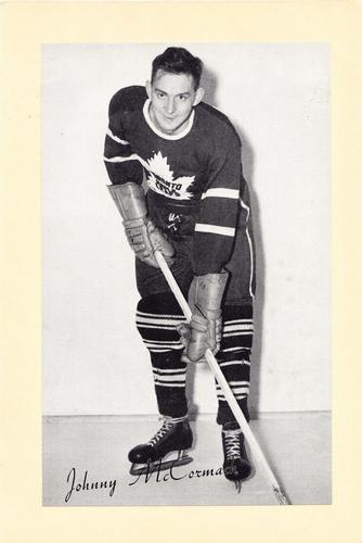 1944-64 Bee Hive Hockey Photos (Group 2) #NNO Johnny McCormack Front