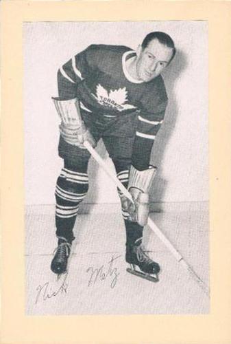 1944-64 Bee Hive Hockey Photos (Group 2) #NNO Nick Metz Front
