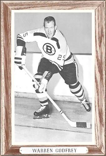 1964-67 Bee Hive Hockey Photos (Group 3) #NNO Warren Godfrey Front