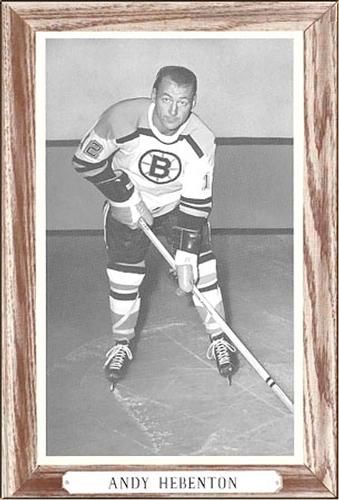 1964-67 Bee Hive Hockey Photos (Group 3) #NNO Andy Hebenton Front