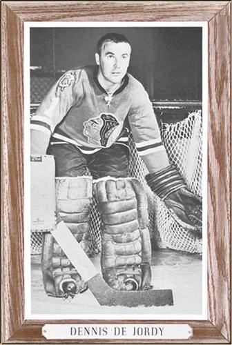 1964-67 Bee Hive Hockey Photos (Group 3) #NNO Denis DeJordy Front
