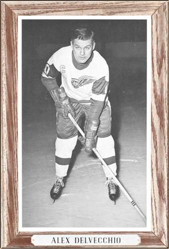 1964-67 Bee Hive Hockey Photos (Group 3) #NNO Alex Delvecchio Front
