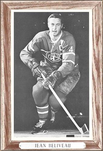 1964-67 Bee Hive Hockey Photos (Group 3) #NNO Jean Beliveau Front