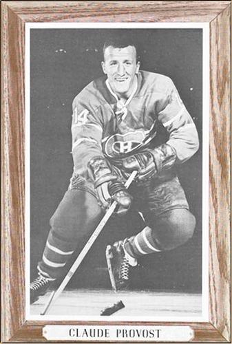 1964-67 Bee Hive Hockey Photos (Group 3) #NNO Claude Provost Front