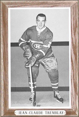 1964-67 Bee Hive Hockey Photos (Group 3) #NNO Jean-Claude Tremblay Front