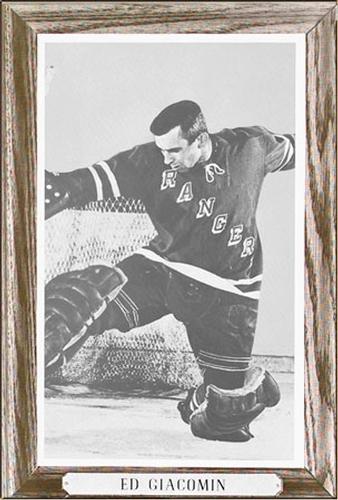 1964-67 Bee Hive Hockey Photos (Group 3) #NNO Ed Giacomin Front