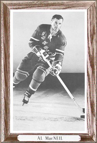 1964-67 Bee Hive Hockey Photos (Group 3) #NNO Al MacNeil Front