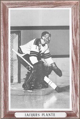 1964-67 Bee Hive Hockey Photos (Group 3) #NNO Jacques Plante Front