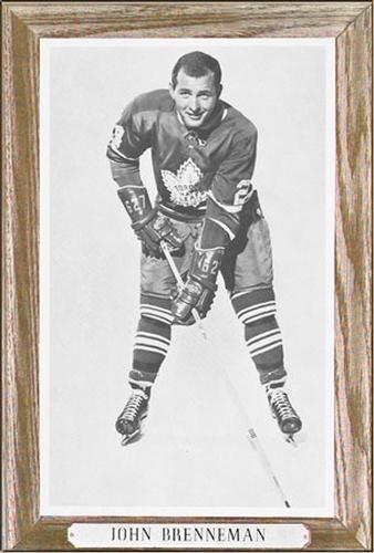 1964-67 Bee Hive Hockey Photos (Group 3) #NNO John Brenneman Front