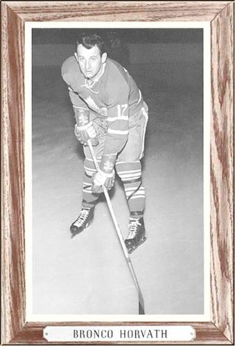 1964-67 Bee Hive Hockey Photos (Group 3) #NNO Bronco Horvath Front