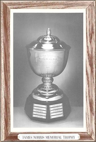 1964-67 Bee Hive Hockey Photos (Group 3) #NNO James Norris Memorial Trophy Front