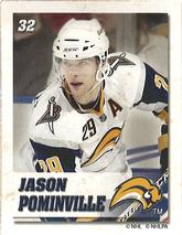 2008-09 NHL Power Players Sticker Collection Toys 'R Us #32 Jason Pominville Front