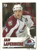 2008-09 NHL Power Players Sticker Collection Toys 'R Us #78 Ian Laperriere Front