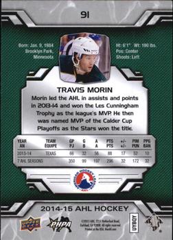 2014-15 Upper Deck AHL #91 Travis Morin Back