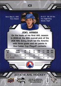 2014-15 Upper Deck AHL #101 Joel Armia Back