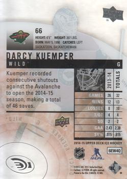 2014-15 Upper Deck Ice #66 Darcy Kuemper Back