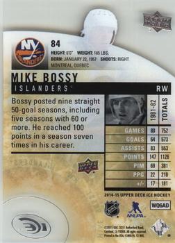 2014-15 Upper Deck Ice #84 Mike Bossy Back