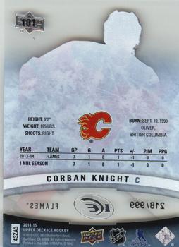 2014-15 Upper Deck Ice #101 Corban Knight Back