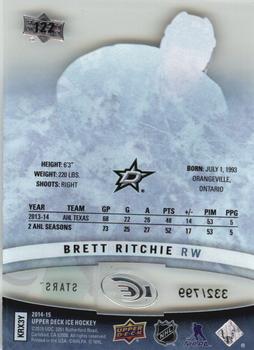 2014-15 Upper Deck Ice #122 Brett Ritchie Back
