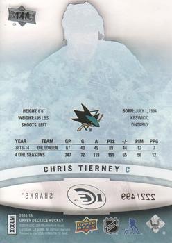 2014-15 Upper Deck Ice #144 Chris Tierney Back