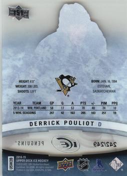 2014-15 Upper Deck Ice #151 Derrick Pouliot Back