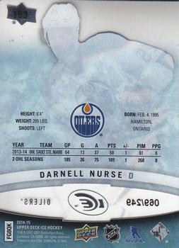 2014-15 Upper Deck Ice #153 Darnell Nurse Back