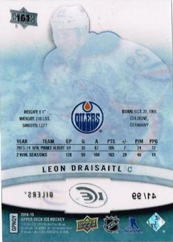2014-15 Upper Deck Ice #161 Leon Draisaitl Back