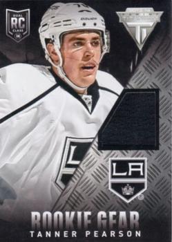 2013-14 Panini Rookie Anthology - Titanium Update Rookie Gear #RG-TP Tanner Pearson Front