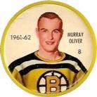 1961-62 Salada Coins #8 Murray Oliver Front