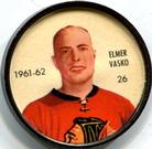 1961-62 Salada Coins #26 Elmer Vasko Front