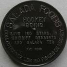 1961-62 Salada Coins #39 Jack Evans Back