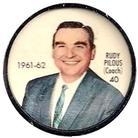 1961-62 Salada Coins #40 Rudy Pilous Front