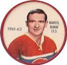 1961-62 Salada Coins #115 Marcel Bonin Front
