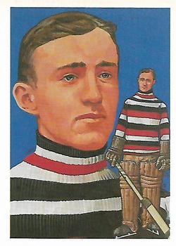 1985 Cartophilium Hockey Hall of Fame #100 Bouse Hutton Front