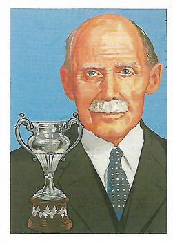 1985 Cartophilium Hockey Hall of Fame #123 Sir Montagu Allan Front