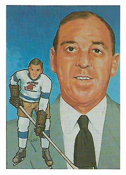 1985 Cartophilium Hockey Hall of Fame #225 Carl Voss Front