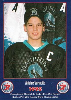 1995 Quebec International Pee-Wee Tournament #0278 Antoine Vermette Front