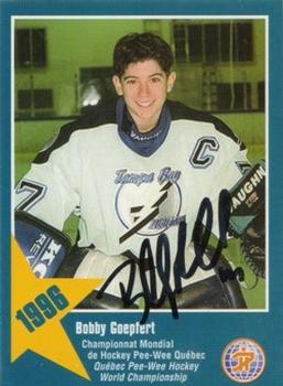 1996 Quebec International Pee-Wee Tournament #23 Bobby Goepfert Front