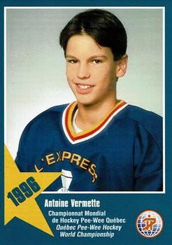 1996 Quebec International Pee-Wee Tournament #992 Antoine Vermette Front
