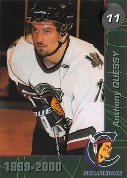 1999-00 Cartes, Timbres et Monnaies Sainte-Foy Shawinigan Cataractes (QMJHL) #4 Anthony Quessy Front